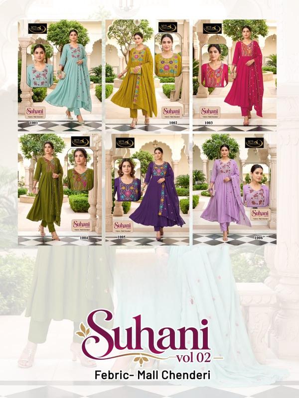 Desi kudi suhani vol 2 anarkali 3pcs kurti wholesale